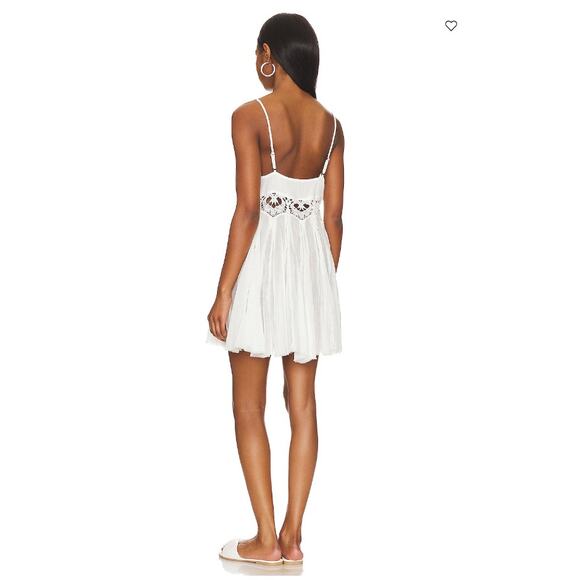 MSRP $98 NWT FREE PEOPLE Ilektra Cotton Slip Dress SIZE S | SAME-NEXT DAY SHIP - Picture 3 of 7